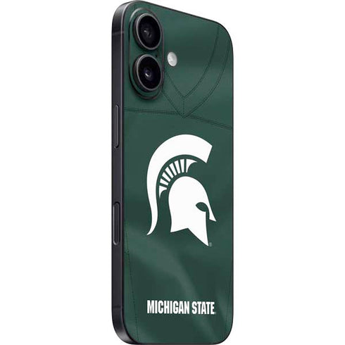 Michigan State University Green Jersey iPhone 16 Skin