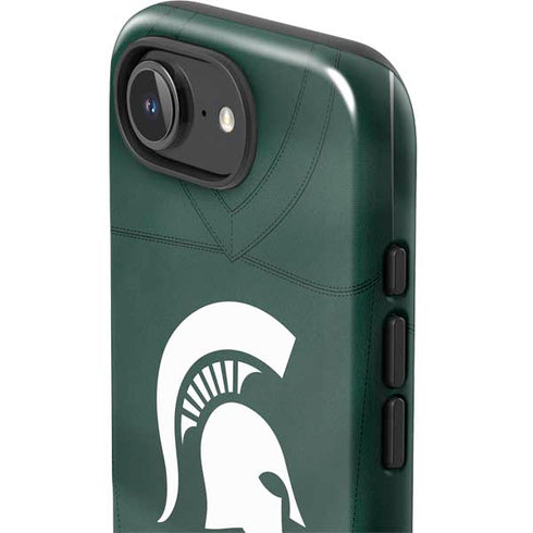 Michigan State University Green Jersey iPhone 16e Impact Case