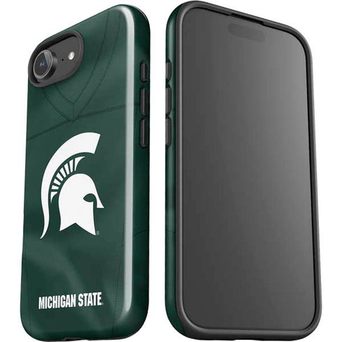 Michigan State University Green Jersey iPhone 16e Impact Case