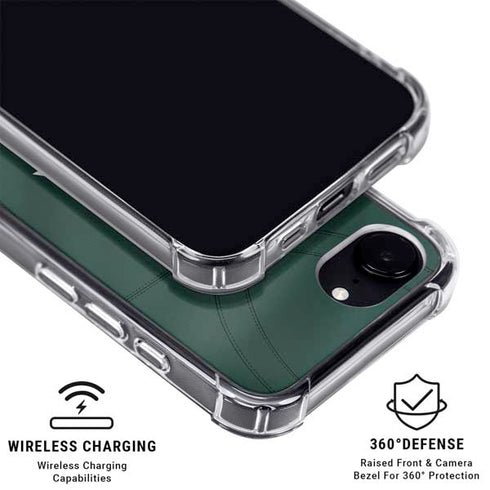 Michigan State University Green Jersey iPhone 16e MagSafe Case