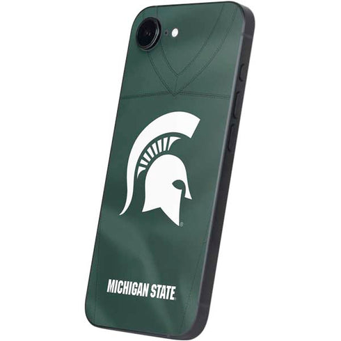 Michigan State University Green Jersey iPhone 16e Skin
