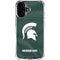 Michigan State University Green Jersey iPhone 17 Clear Case