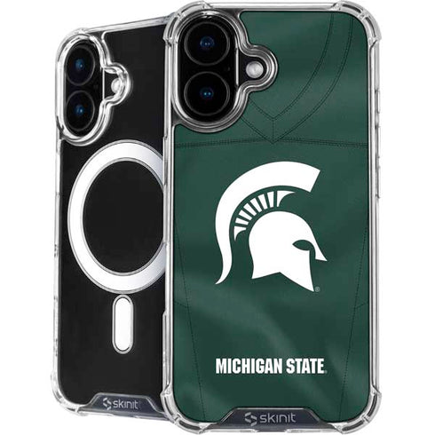 Michigan State University Green Jersey iPhone 17 MagSafe Case