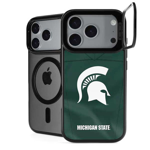 Michigan State University Green Jersey iPhone 18 Pro Kickstand Case