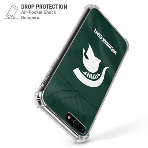 Michigan State University Green Jersey iPhone 7/8 Plus Clear Case