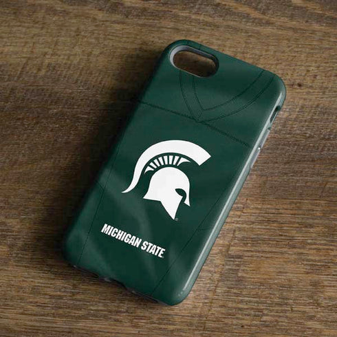 Michigan State University Green Jersey iPhone 7 Pro Case