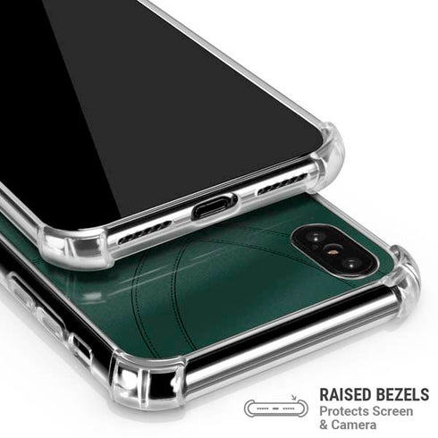 Michigan State University Green Jersey iPhone X/XS Clear Case