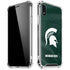 Michigan State University Green Jersey iPhone XR Clear Case