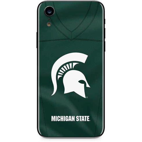 Michigan State University Green Jersey iPhone XR Skin