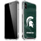 Michigan State University Green Jersey iPhone XS Max Clear Case