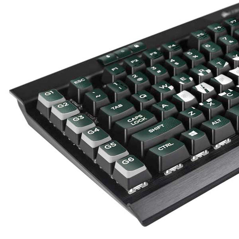 Michigan State University Green Jersey K95 RGB PLATINUM Mechanical Gaming Keyboard Skin