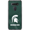 Michigan State University Green Jersey LG K51/Q51 Clear Case