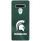 Michigan State University Green Jersey LG Stylo 6 Clear Case