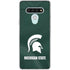 Michigan State University Green Jersey LG Stylo 6 Clear Case