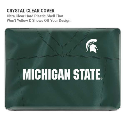 Michigan State University Green Jersey MacBook Pro 14in (2021-24) Case plus Skin