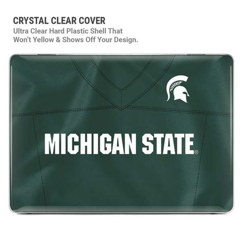 Michigan State University Green Jersey MacBook Pro 15in (2016-19) Case plus Skin