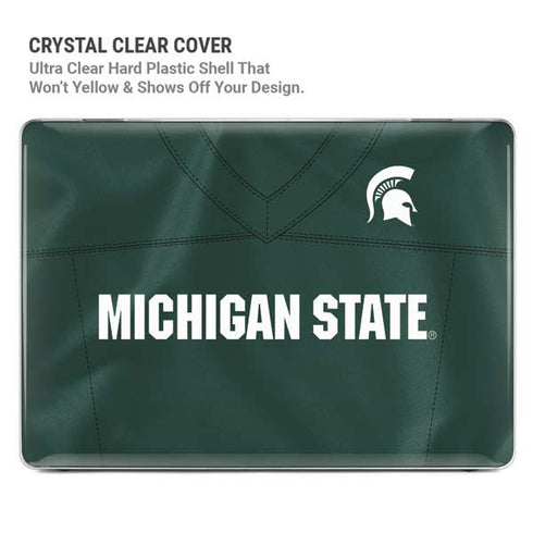 Michigan State University Green Jersey MacBook Pro 16in (2021-25) Case plus Skin
