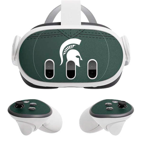Michigan State University Green Jersey Meta Quest 3 Skin
