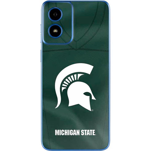 Michigan State University Green Jersey Moto G Play 4G (2024) Skin