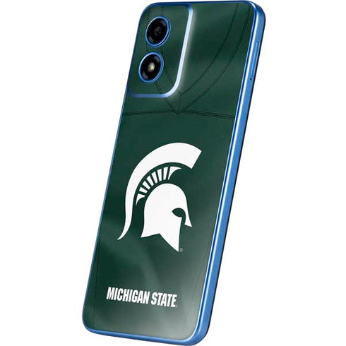 Michigan State University Green Jersey Moto G Play 4G (2024) Skin