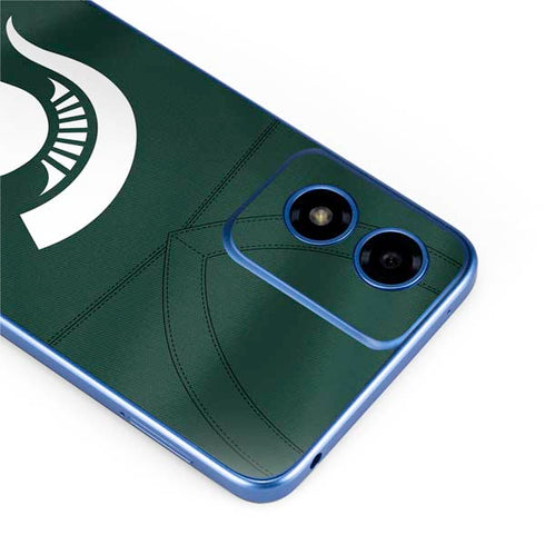 Michigan State University Green Jersey Moto G Play 4G (2024) Skin