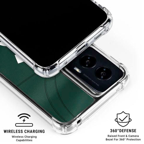 Michigan State University Green Jersey Moto G Power 5G (2024) Clear Case