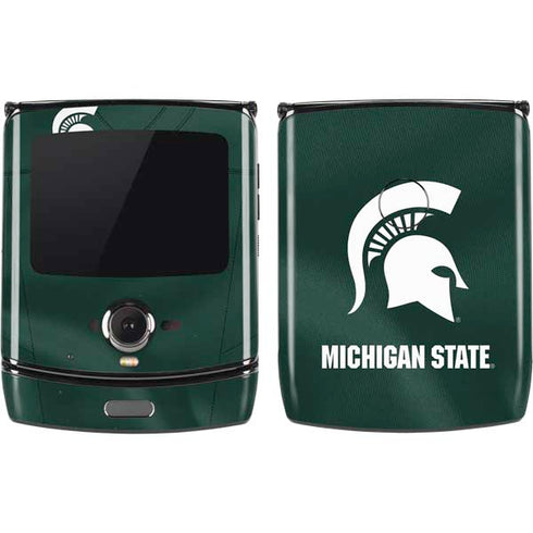 Michigan State University Green Jersey Motorola RAZR Skin