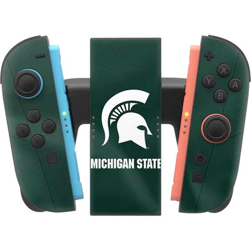 Michigan State University Green Jersey Nintendo Switch 2 (2025) Joy-Con Controller Skin