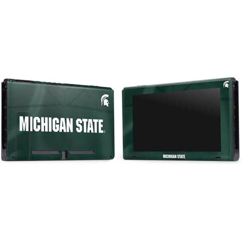 Michigan State University Green Jersey Nintendo Switch Bundle Skin