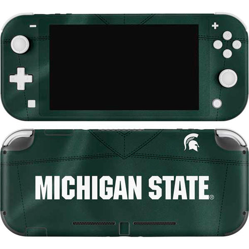 Michigan State University Green Jersey Nintendo Switch Lite Skin