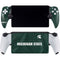 Michigan State University Green Jersey PlayStation Portal Remote Player Skin