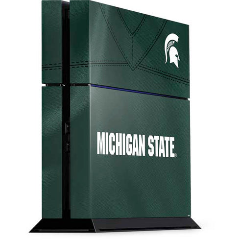 Michigan State University Green Jersey PS4 Console Skin