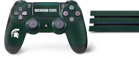 Michigan State University Green Jersey PS4 Pro Bundle Skin