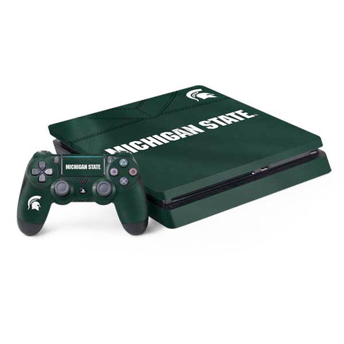 Michigan State University Green Jersey PS4 Slim Bundle Skin