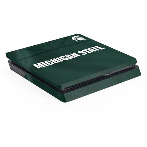 Michigan State University Green Jersey PlayStation PS4 Skins