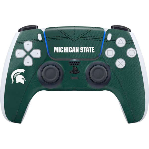 Michigan State University Green Jersey PlayStation PS5 Skins