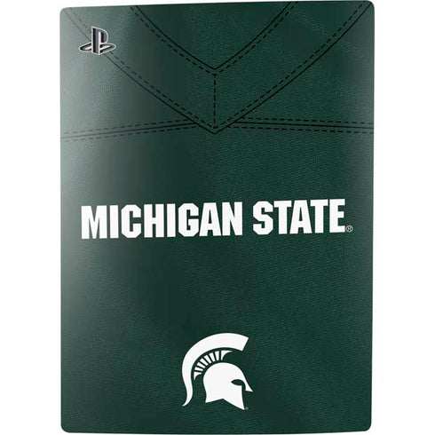 Michigan State University Green Jersey PS5 Digital Edition Console Skin