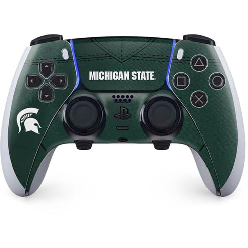 Michigan State University Green Jersey PlayStation PS5 Skins