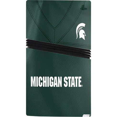 Michigan State University Green Jersey PS5 Pro Bundle Skin