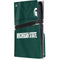 Michigan State University Green Jersey PS5 Pro Disk Console Skin