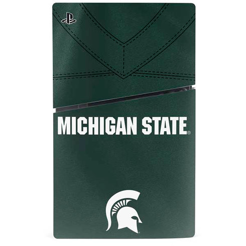 Michigan State University Green Jersey PS5 Slim Digital Edition Bundle Skin