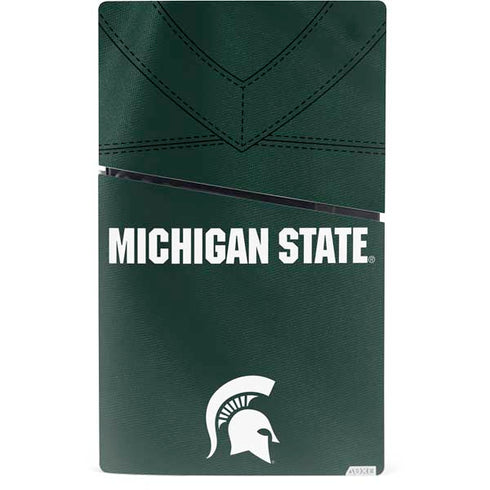 Michigan State University Green Jersey PS5 Slim Digital Edition Bundle Skin
