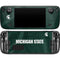 Michigan State University Green Jersey Steam Deck Handheld Gaming Computer OLED Skin