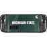 Michigan State University Green Jersey Steam Deck Handheld Gaming Computer OLED Skin