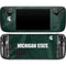 Michigan State University Green Jersey Steam Deck Handheld Gaming Computer Skin