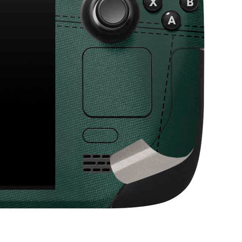 Michigan State University Green Jersey Steam Deck Handheld Gaming Computer Skin