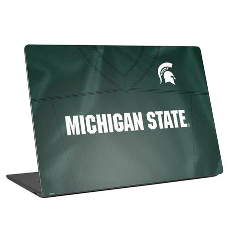 Michigan State University Green Jersey Universal Laptop 12in (9.8 x 6.8in) Skin