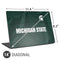 Michigan State University Green Jersey Universal Laptop 14in (11.4 x 8.2in) Skin