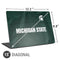 Michigan State University Green Jersey Universal Laptop 15in (12.2 x 8.8in) Skin