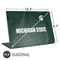 Michigan State University Green Jersey Universal Laptop 16.6in (13.4 x 9.7in) Skin